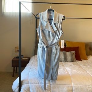 NWT Calvin Klein Sleeveless Zip Dress